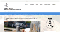 Desktop Screenshot of cavalieryhdistys.com