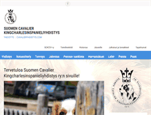 Tablet Screenshot of cavalieryhdistys.com